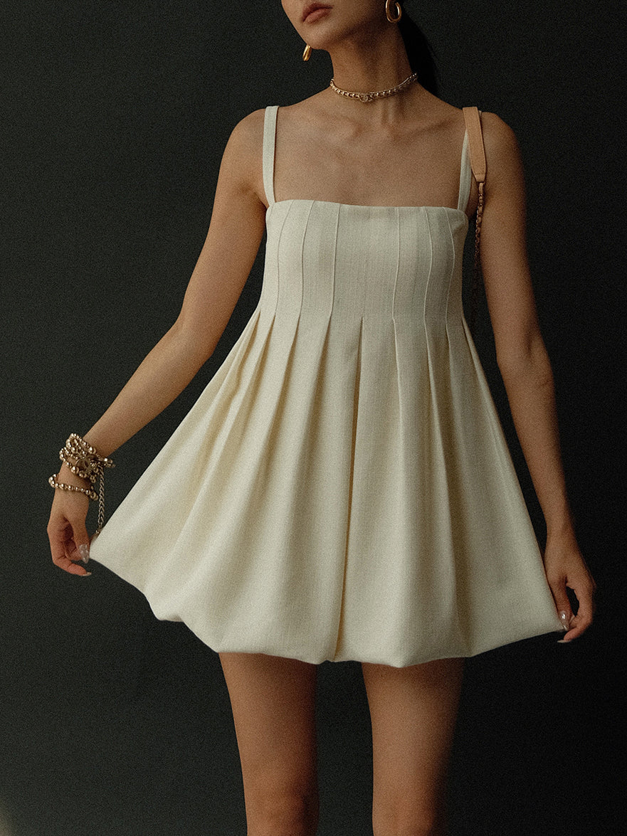 ABT18 Sacred Dream Pleat Skater Short Dress