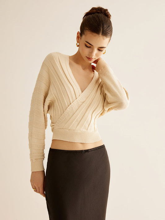 Criss Cross Crop Sweater